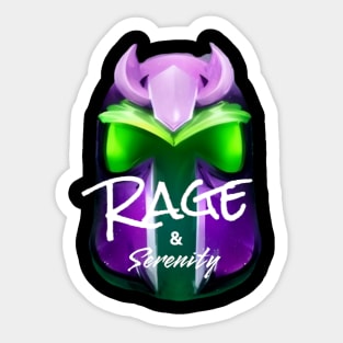 Rage & Serenity Sticker